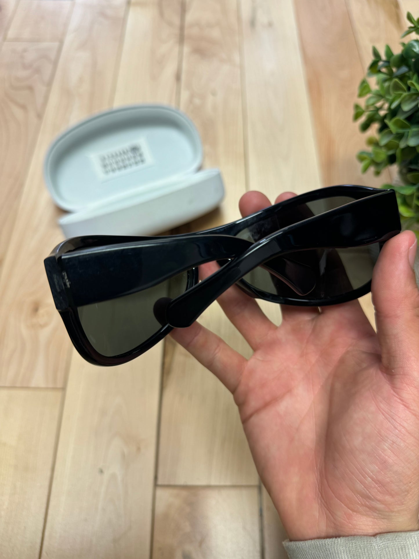 2009 Maison Martin Margiela ‘Bug Eye’ Blacked Out Sunglasses