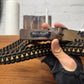 AW2010 Balmain by Christophe Decarnin ‘Bullet’ Braided Leather Belt