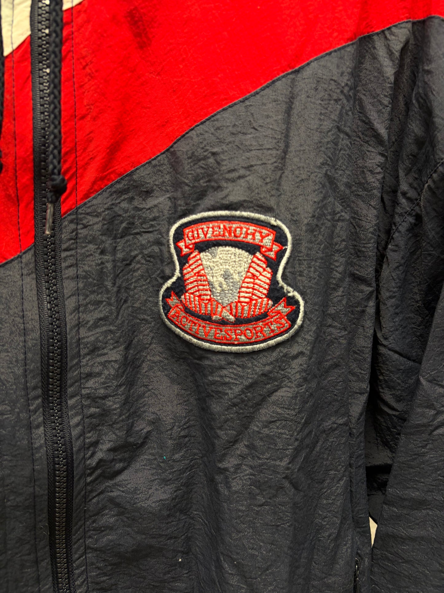 Vintage 90s Givenchy Athletic Windbreaker Track Jacket