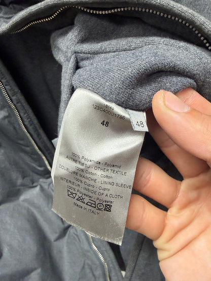 Dior Homme Grey Winterized Jacket with Hoodie Lined Interior