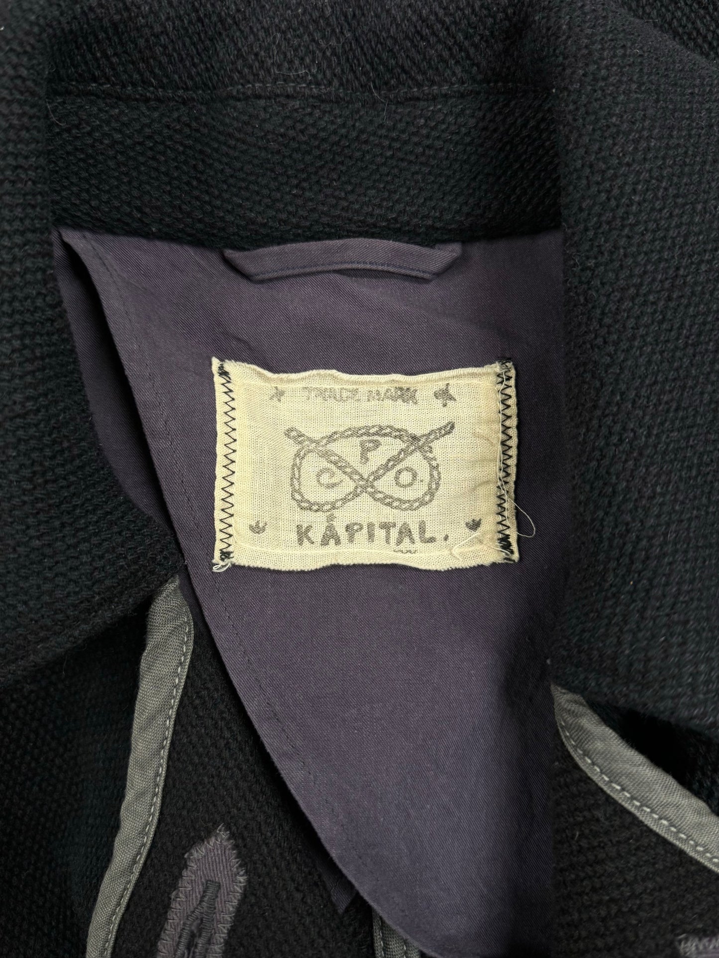 Kapital Double Breasted Naval Wool Peacoat