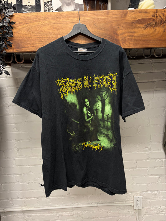 Vintage 2007 Cradle of Filth ‘Tournography’ Faded Black Band T-Shirt