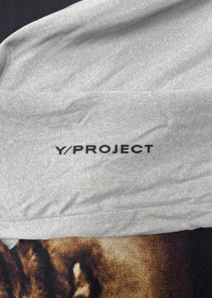 Y-Project ‘Body Collage’ Mesh Long Sleeve Shirt