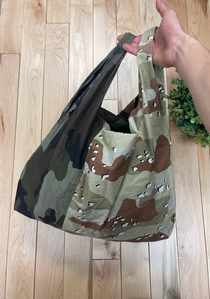 Spring Summer 2019 Maison Margiela Camo 3/4 Split Tote Bag
