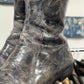 Maison Margiela Grey ‘Paint Distressed’ Side Zip Boots