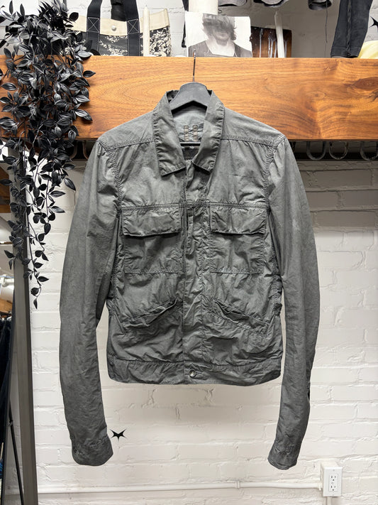 Rick Owens DRKSHDW AW09 “CRUST” Light Waxed Denim Worker Jacket