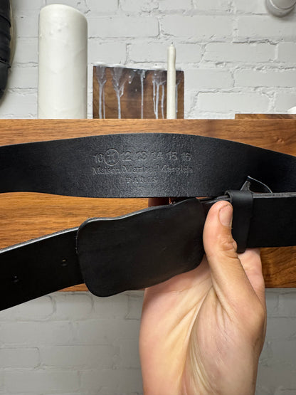 Maison Martin Margiela ‘Faceless’ Black Leather Belt