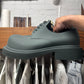 Balenciaga ‘Steriod’ Military Green Oversized Derbys