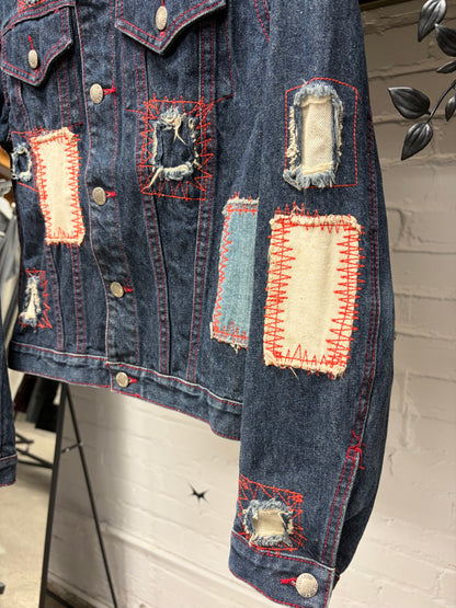 AW2000 Alexander McQueen ‘Scab’ Repaired Denim Jacket