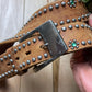 Tornado Mart Gemstone Studded Western Buckle Belt