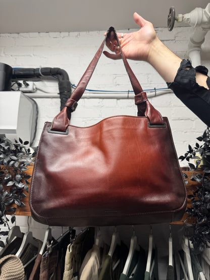 AW2002 Gucci by Tom Ford ‘Burnt Gradient’ Red Calfskin Leather Shoulder Bag