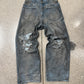 SS2023 Balenciaga ‘Mudshow’ Reversed Pocket Thrash Distressed Denim