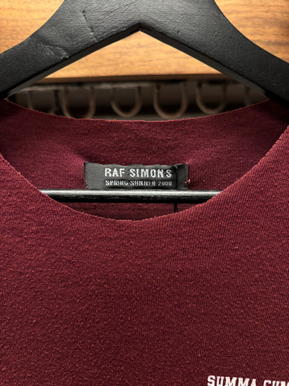 SS2000 Raf Simons ‘Summa Cum Laude’ Maroon Tank Top