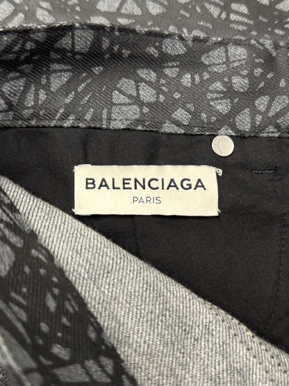 AW2013 Balenciaga ‘Scratch Lines’ Denim
