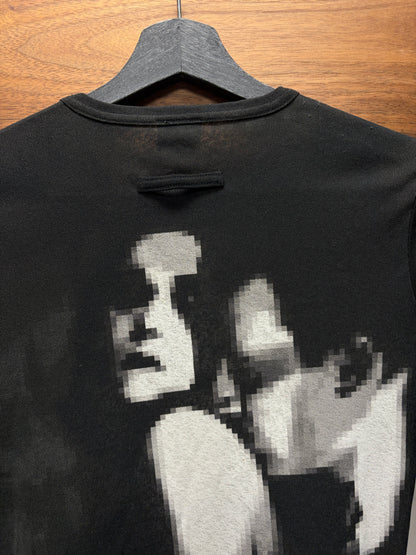 AW1994 Jean Paul Gaultier ‘Vampire’ Pixelated Black Mesh Long Sleeve Shirt