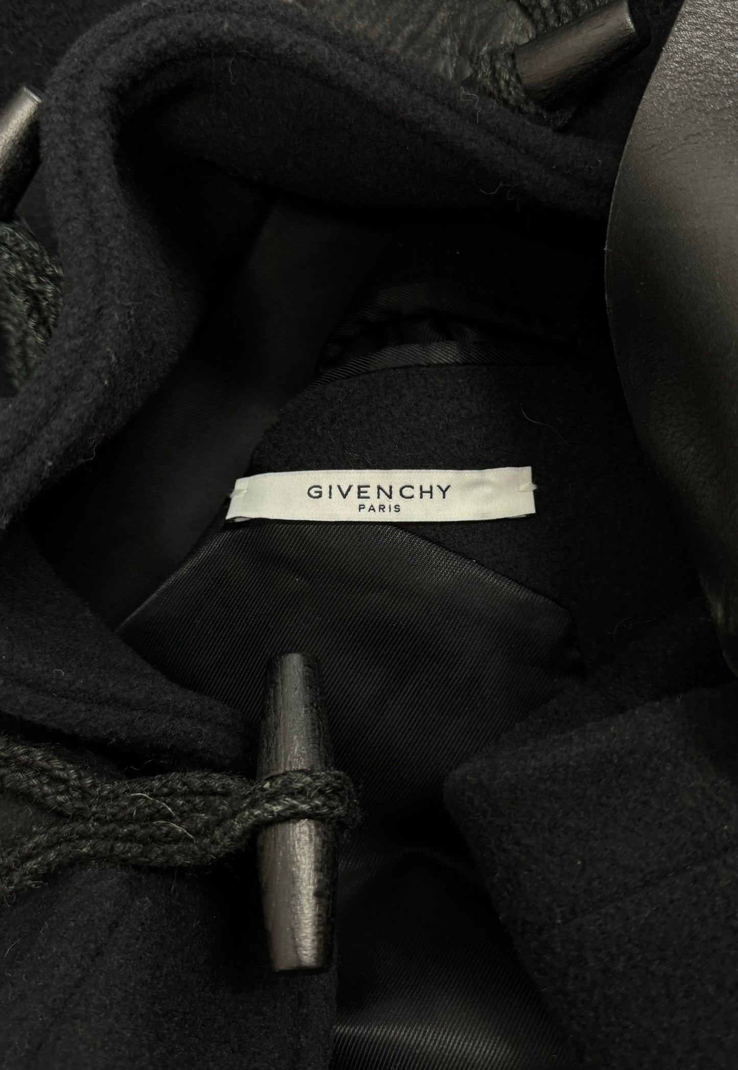 Autumn Winter 2016 Givenchy by Ricardo Tisci 'Executioner’ Cloaked Leather Trench Coat