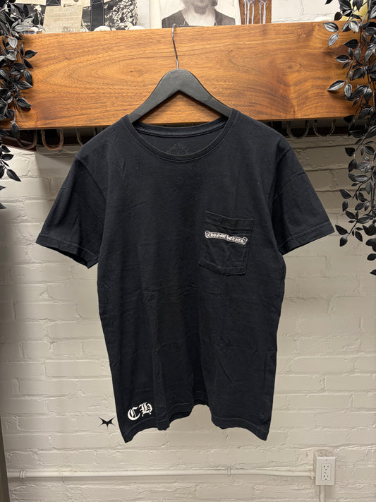 Chrome Hearts ‘Fleur Monogram’ Subtle Back Graphic Black T-Shirt