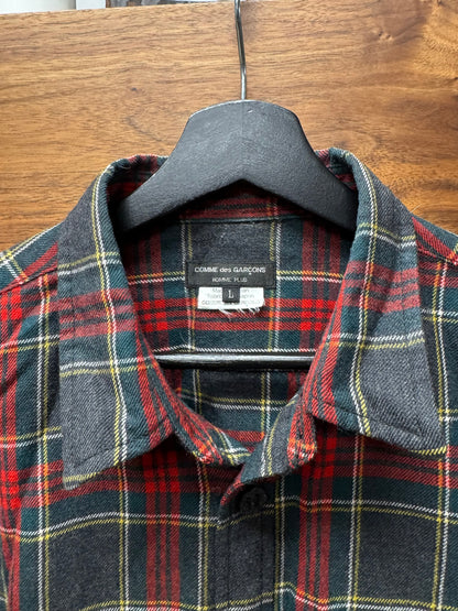 2012 Comme Des Garçons Homme Plus Plaid Short Sleeve Shirt