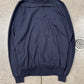 Rick Owens Geometric Panelled ‘Indigo’ Cotton Sweatshirt