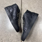 Balenciaga ‘Arena’ Black Leather ‘Hiking Lace’ High Top Sneakers