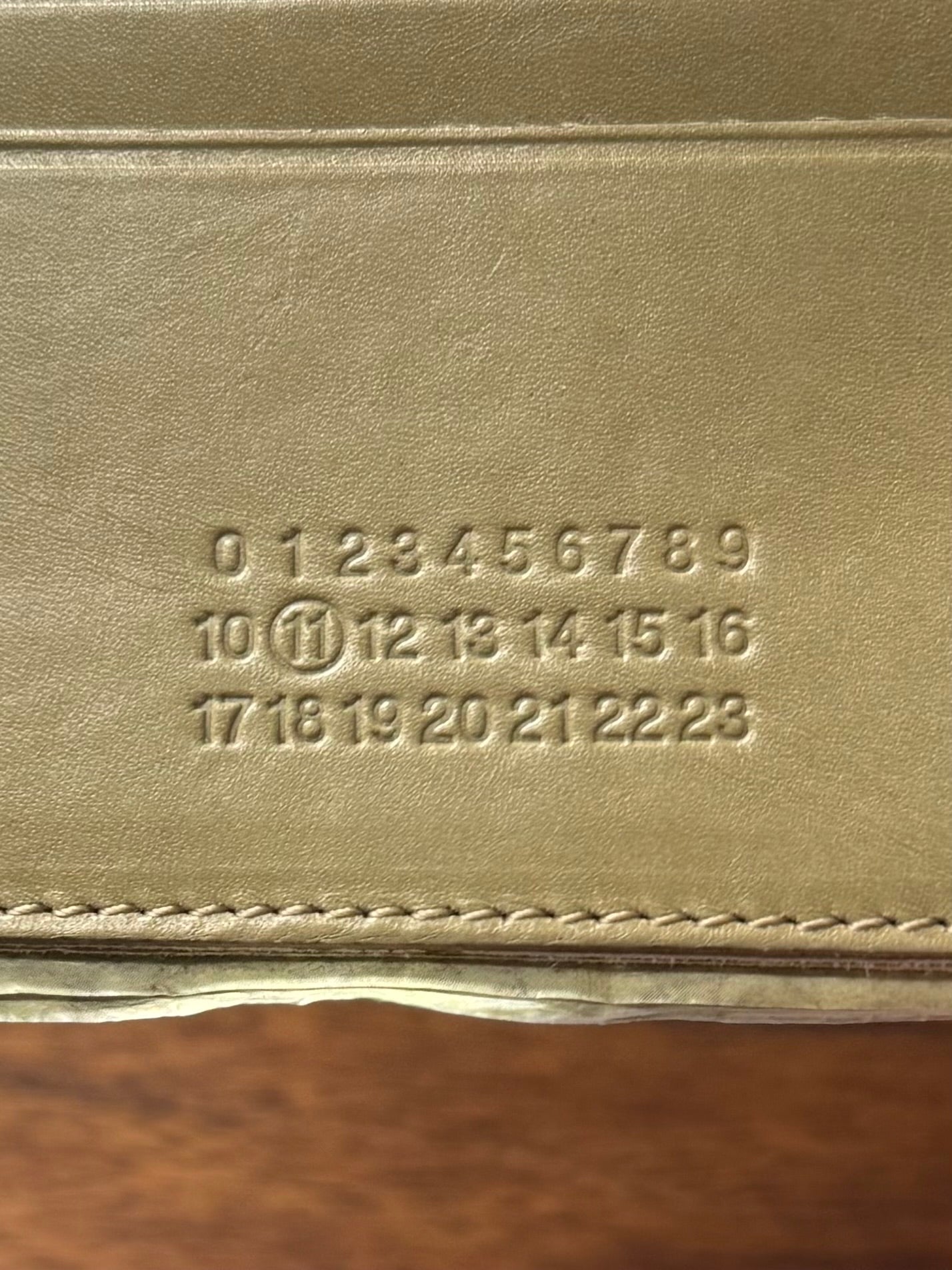 SS2008 Maison Martin Margiela ‘$11 Dollar Bill’ Bifold Wallet