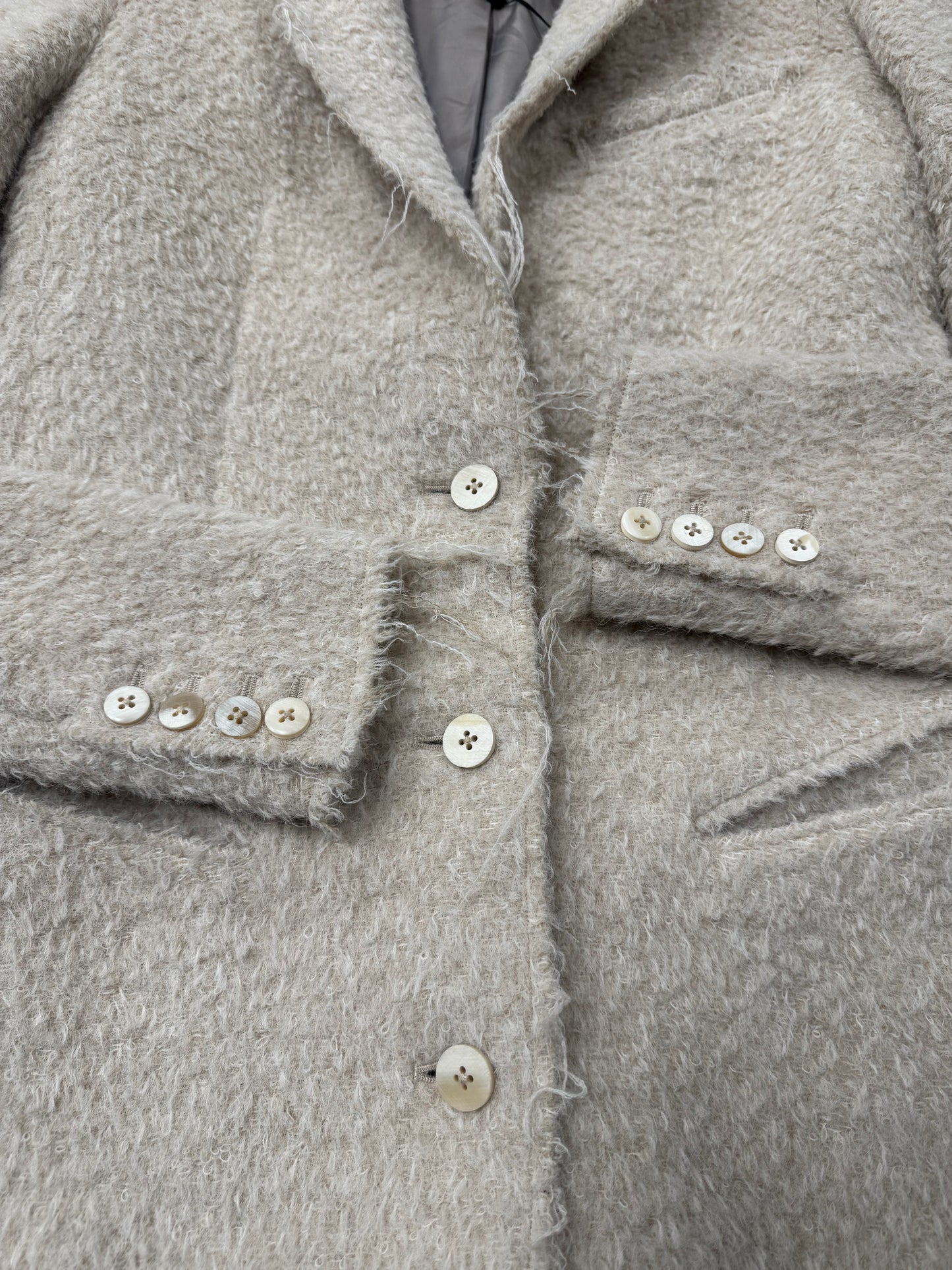 L.G.B. ‘Crucifix’ Alpaca Wool Coat