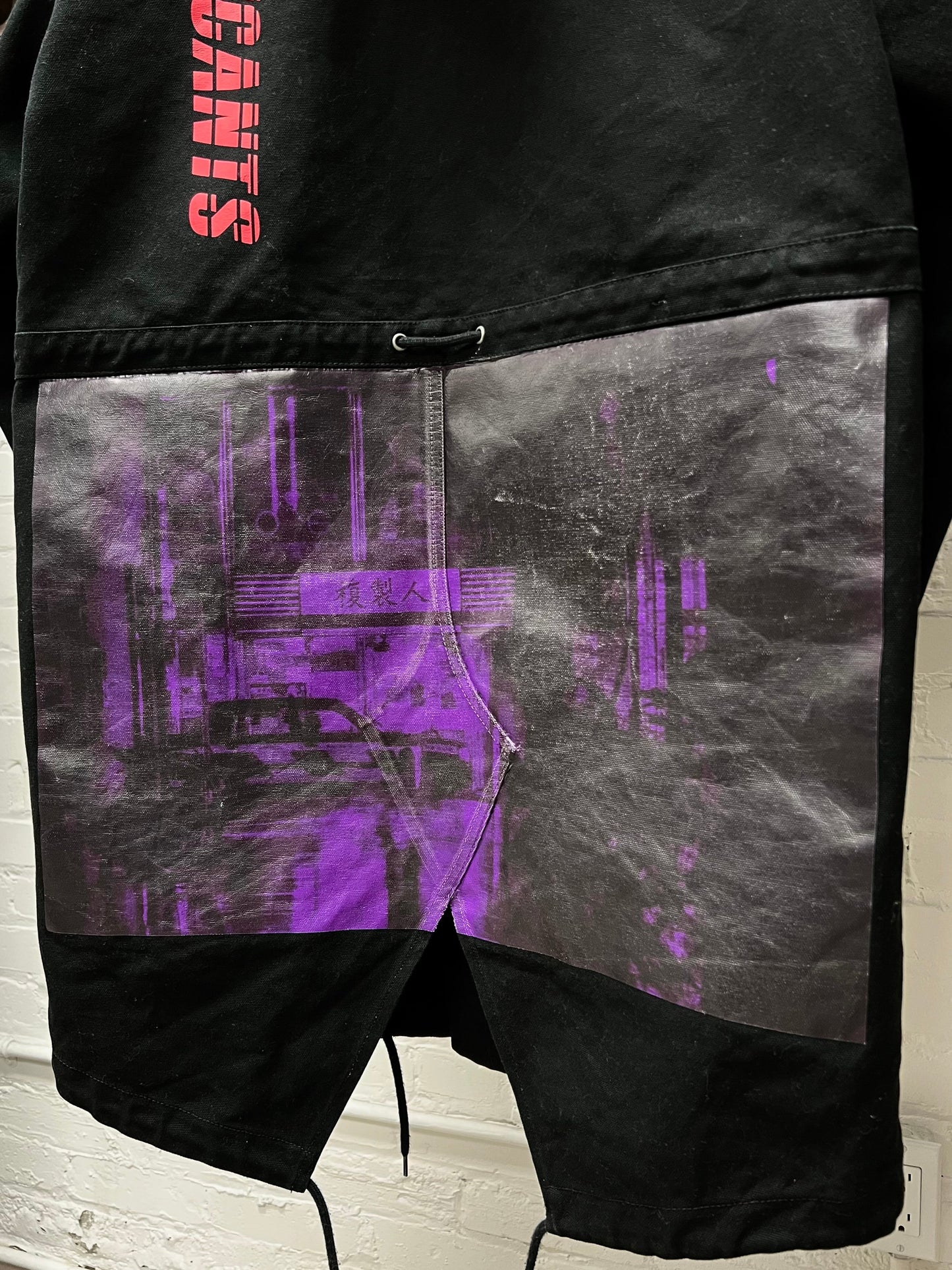 SS2018 Raf Simons ‘Replicants’ Black Fishtail Parka