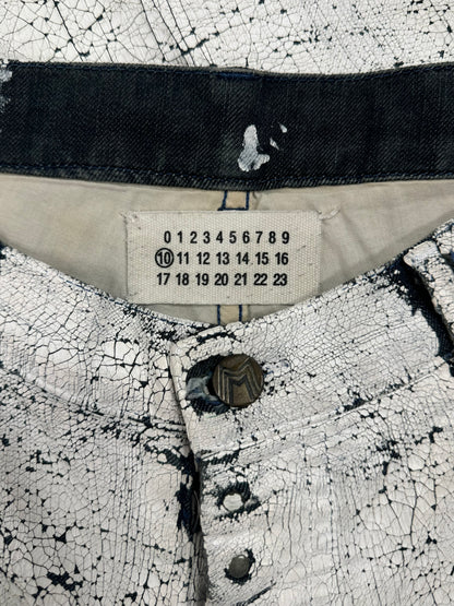 AW2009 Maison Margiela ‘Paint Crack’ Denim