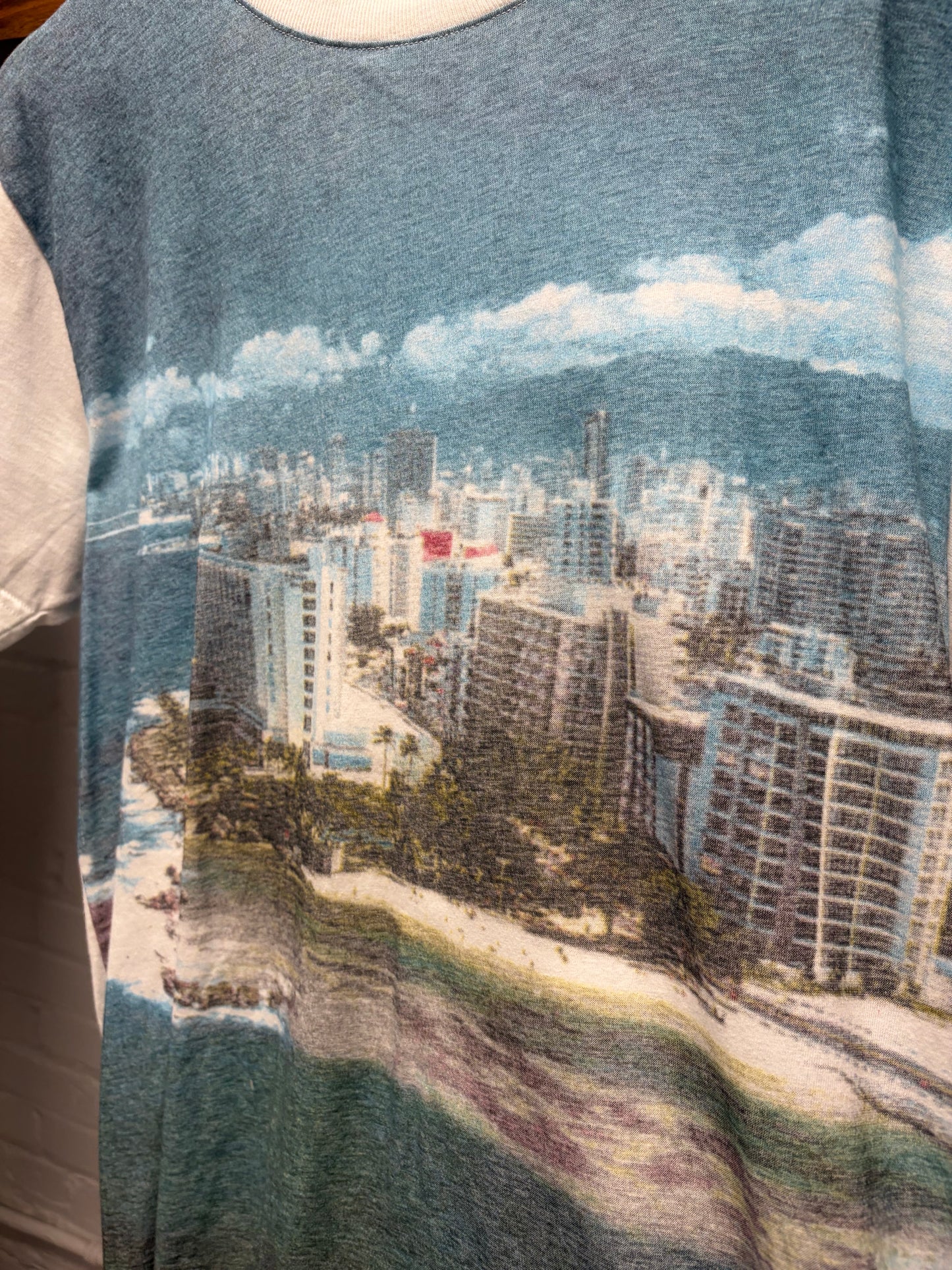 2000s Dolce & Gabbana ‘Beachwear’ White Graphic T-Shirt
