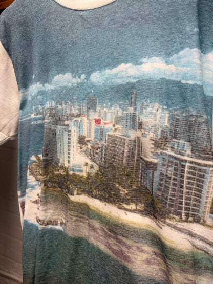 2000s Dolce & Gabbana ‘Beachwear’ White Graphic T-Shirt