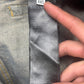 2023 Balenciaga ‘Drawstring’ Light Wash Blue Wide Leg Denim
