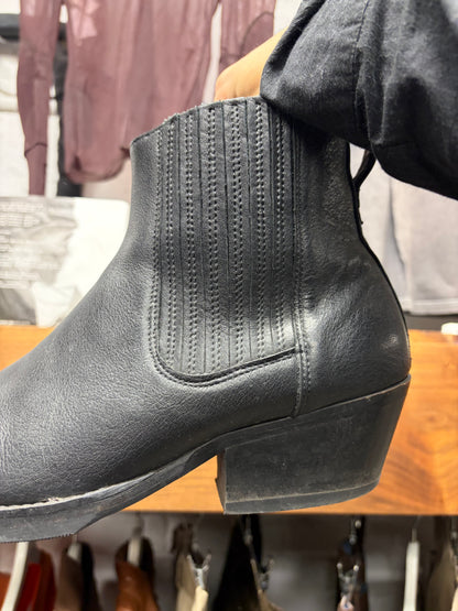 Our Legacy Black Leather ‘Cuban’ Pointed Toe Chelsea Boots