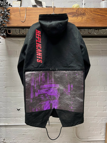 SS2018 Raf Simons ‘Replicants’ Black Fishtail Parka