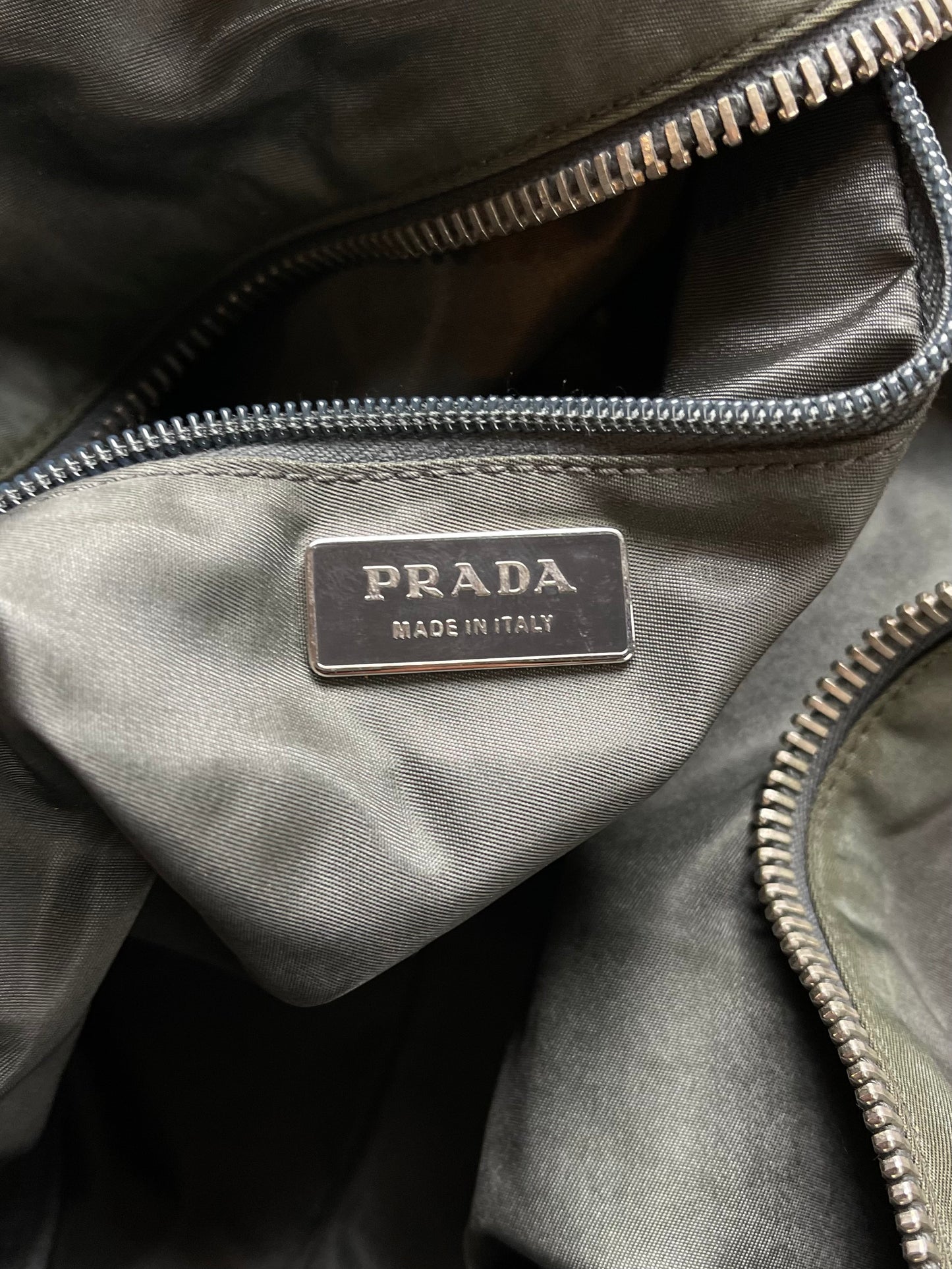 Prada Nylon Two-Way Zip Duffle/Travel Bag