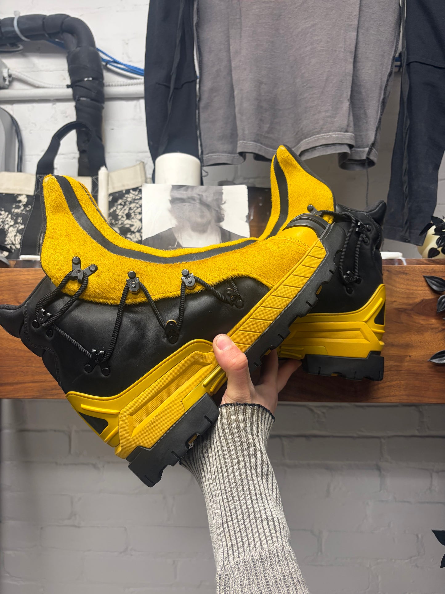Vintage Yohji Yamamoto x Adidas Pony-Hair ‘Trekking’ Snowboard Boots