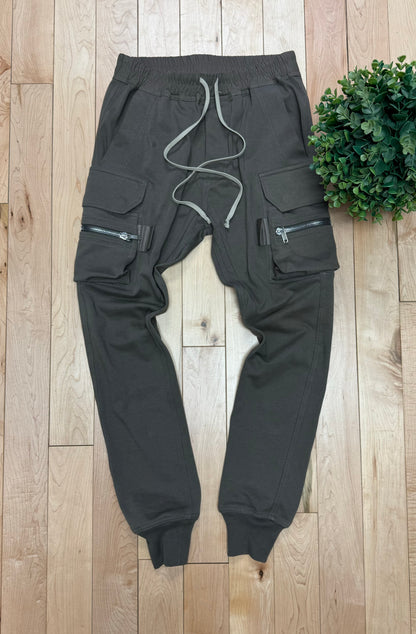 AW2022 Rick Owens ‘Strobe’ Dust Mastadon Cargo Pants