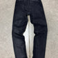 AW1999 Helmut Lang Waxed Black ‘Biker Knee’ Slim Cut Denim
