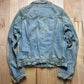 GOA Thrash Distressed Light Wash Denim Jacket