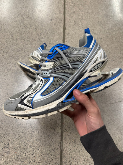 Balenciaga X-Pander Blue/White Spring-Blade Sneakers