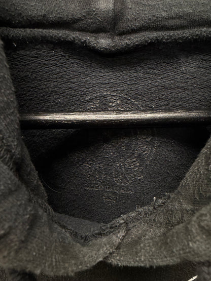 Vintage Chrome Hearts ‘T-Bar’ Floral Cross Logo Black Pullover Hoodie