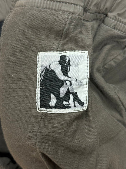 Rick Owens ‘Dust’ Brown Drawstring Sweatpants