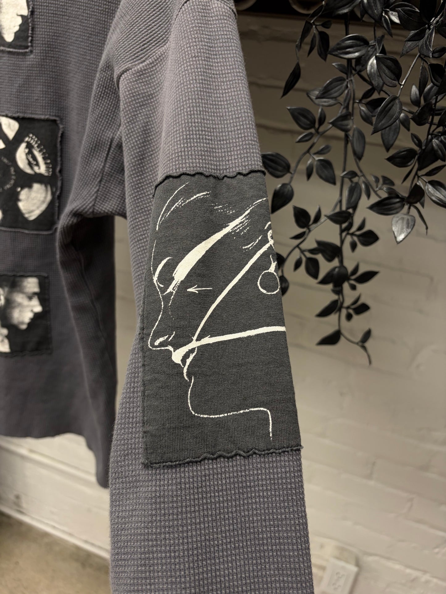 Enfants Riches Deprimes ‘Assemblage’ Patchwork Thermal Long Sleeve Shirt