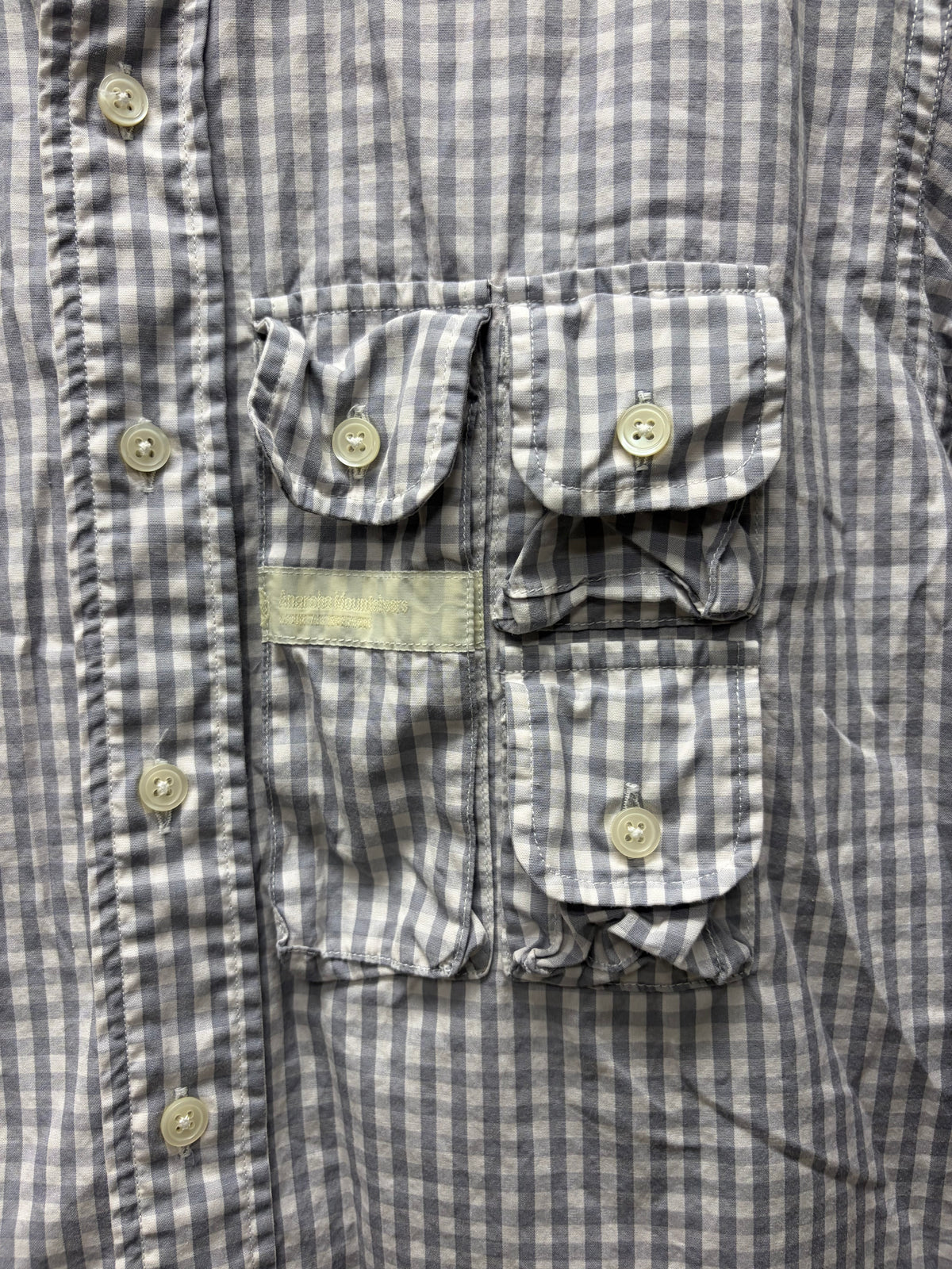 AW2016 Mountain Research ‘2160’ Parasite Pocket Gingham Button Up Shirt