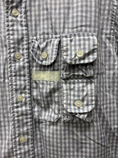 AW2016 Mountain Research ‘2160’ Parasite Pocket Gingham Button Up Shirt