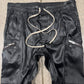 AW2020 Rick Owens ‘Performa’ Black Satin Cargo Pants