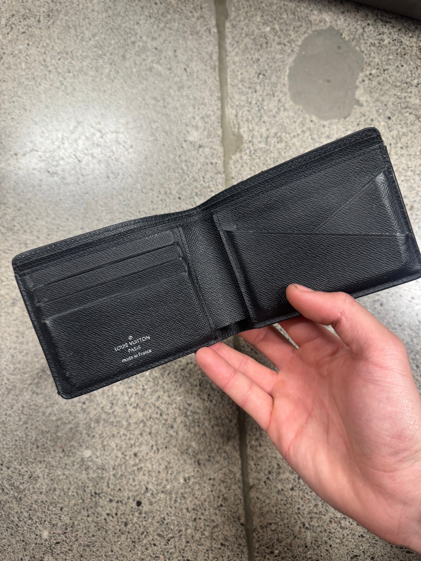 Louis Vuitton ‘Epi’ Black Leather Bifold Wallet