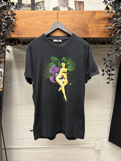 AW2011 Givenchy by Ricardo Tisci ‘Pin Up Girl’ Black Graphic T-Shirt