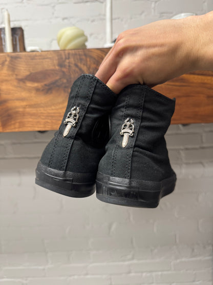 Chrome Hearts x Converse Leather Star Patch ‘Chuck 70’ High Top Sneakers