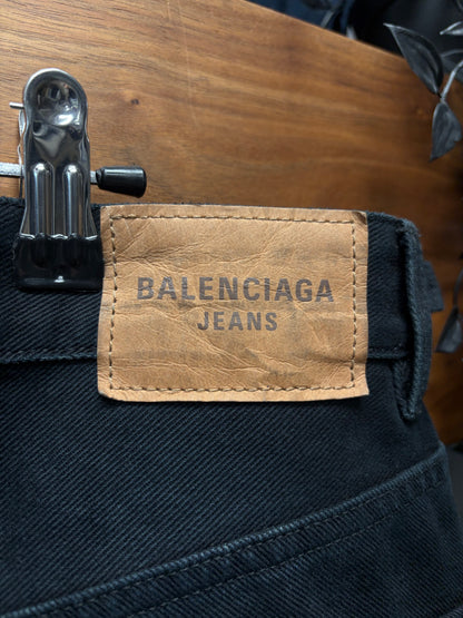 AW2024 Balenciaga ‘Heavyweight Carpenter’ Over-Washed Blue Wide Leg Denim
