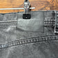 AW2024 Enfants Riches Deprimes Flared Black ‘Patch Repair’ Denim